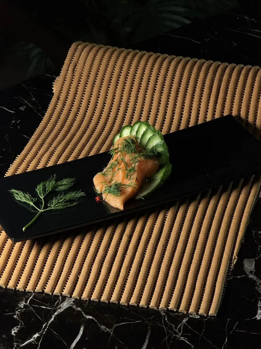 marinated salmon