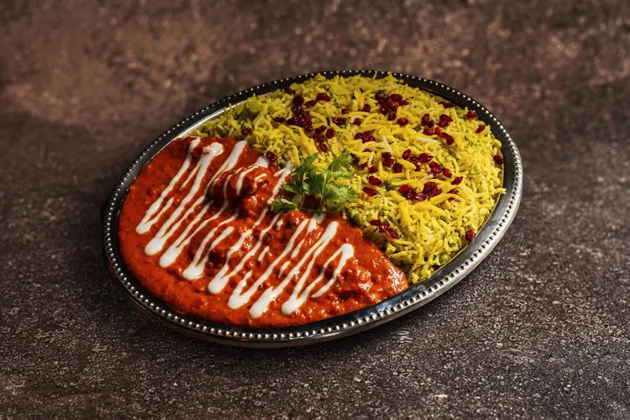 Prawn Masala With Green Rice