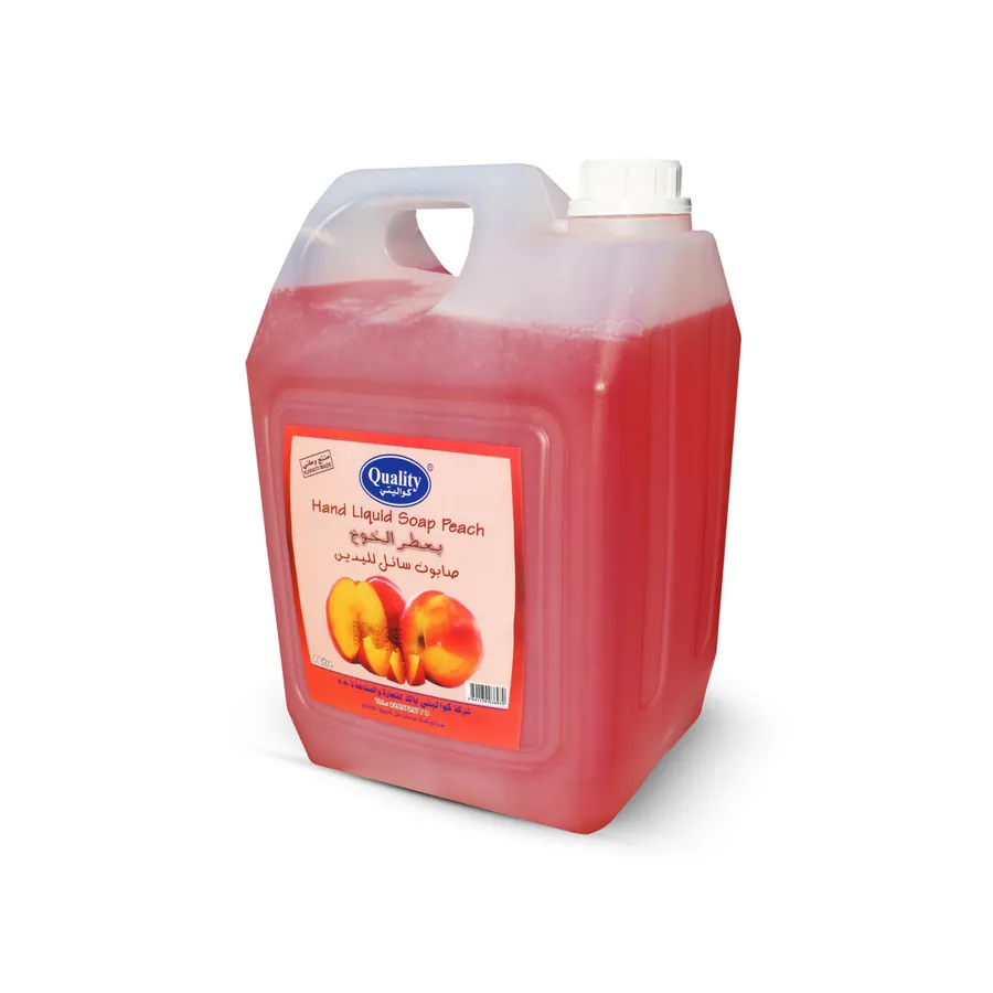 QUALITY HAND LIQUID SOAP 4 ltr - PEACHE