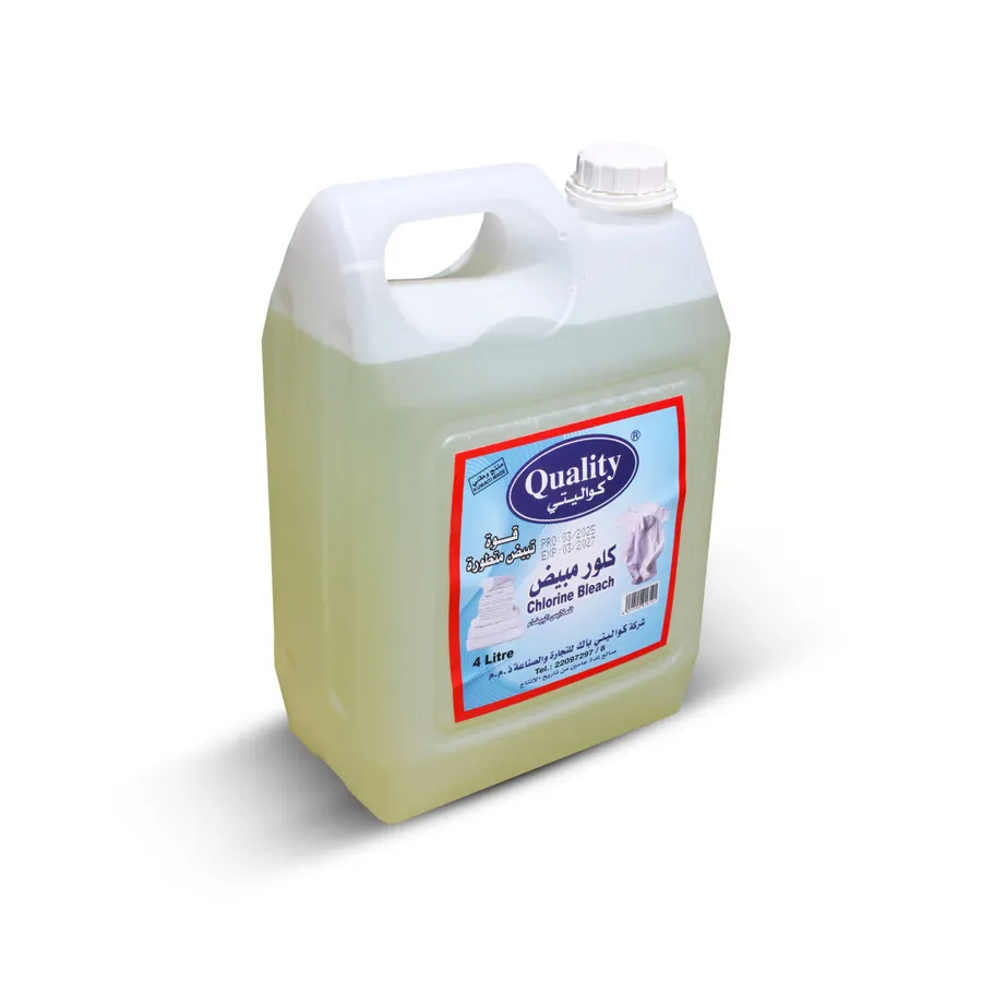 QUALITY CHLORINE BLEACH ( CLOROX ) - 4 ltr