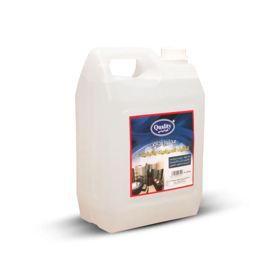 QUALITY CERAMIC AND FLOOR SPECIAL LIQUID CLEANER 4 ltr