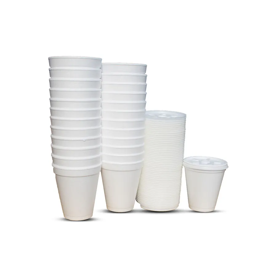 CORK CUPS WITH LIDS - 25PCS