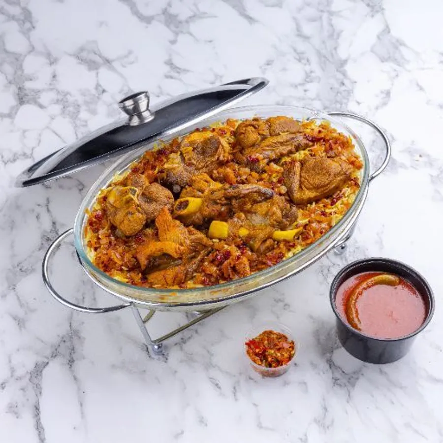Meat Majboous pyrex