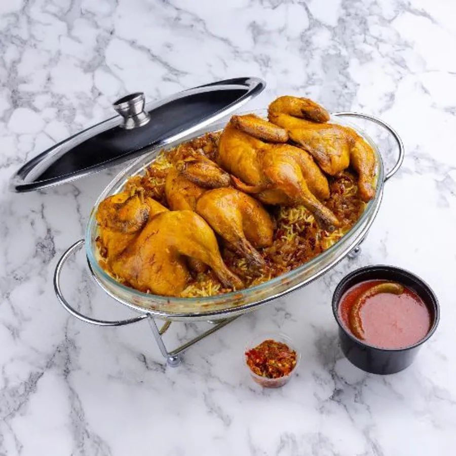 Chicken majboous pyrex