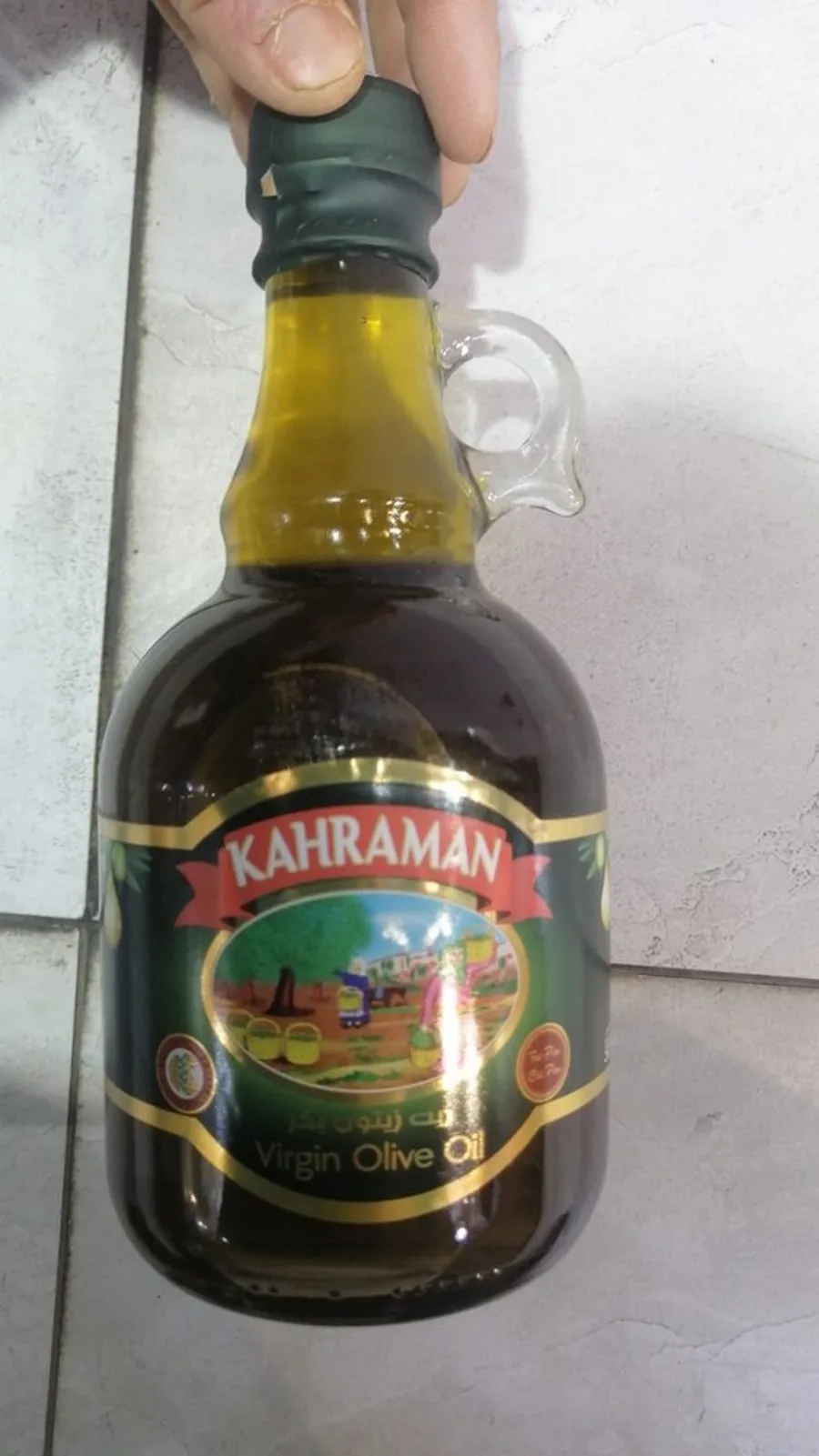 زيت زيتون كهرمان تركي نص لتر