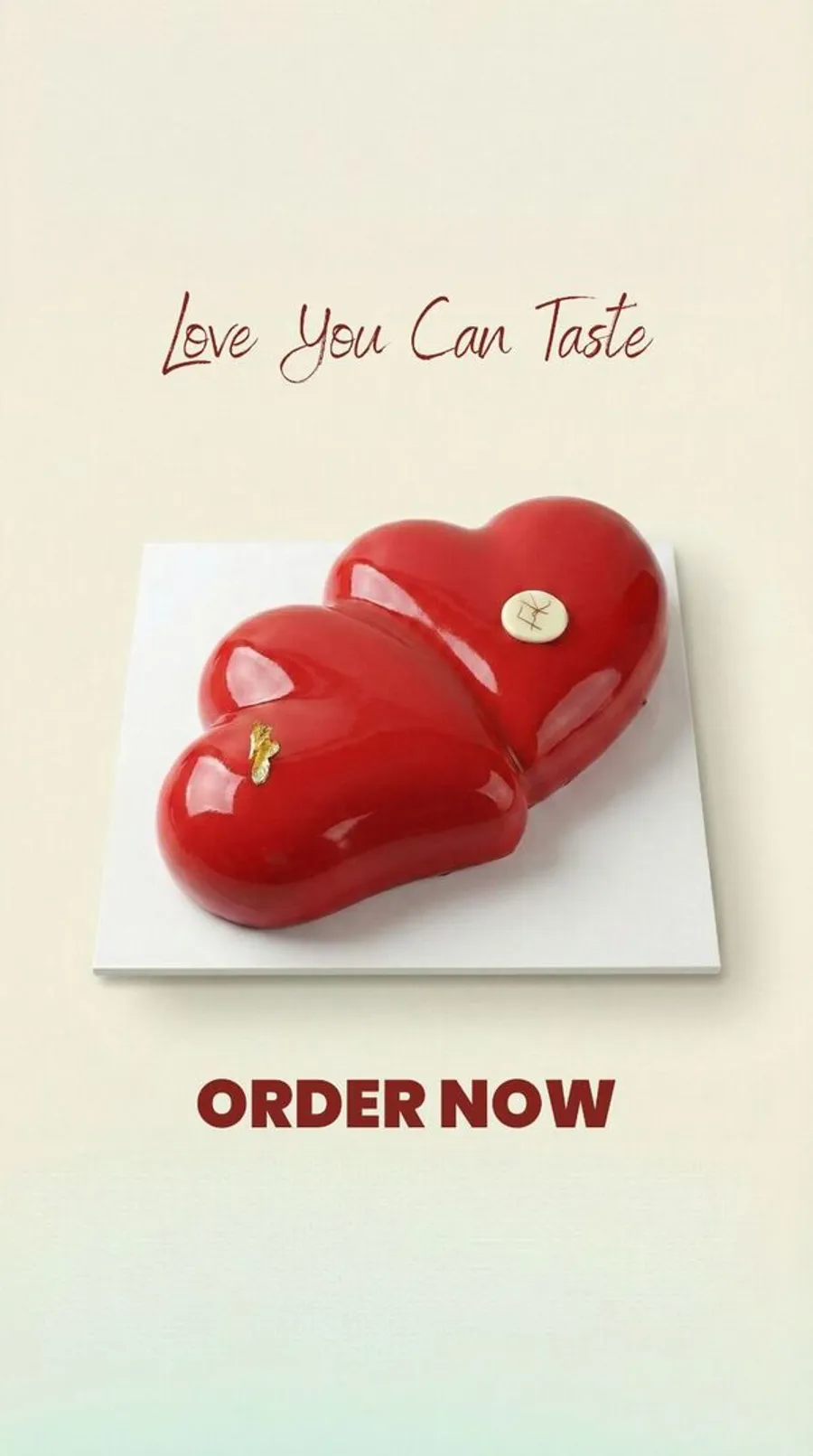 Red Valentine's Cake