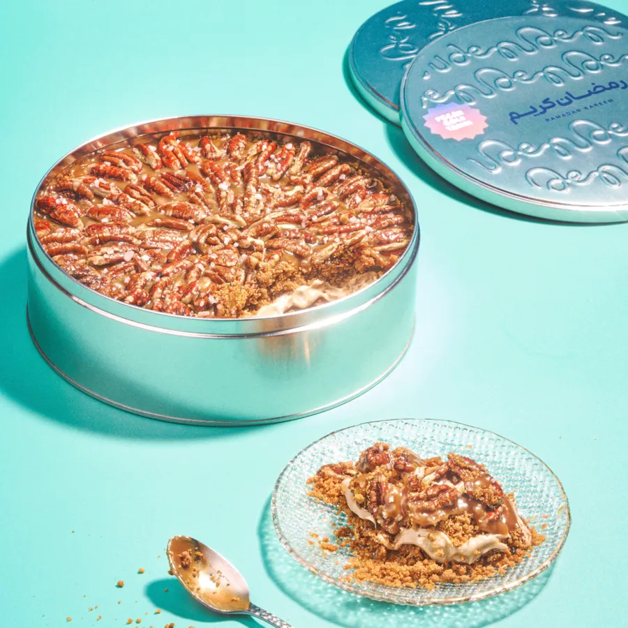 Pecan Caramel Tahini Tin
