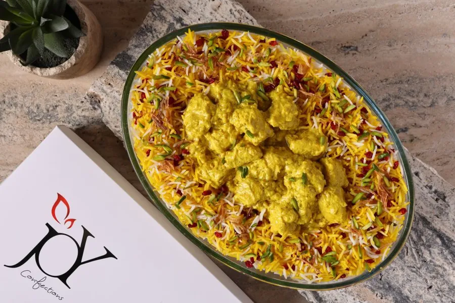 Saffron lemon chicken