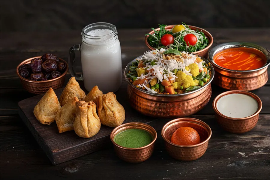 Ramadan Vegetable Biryani Platter