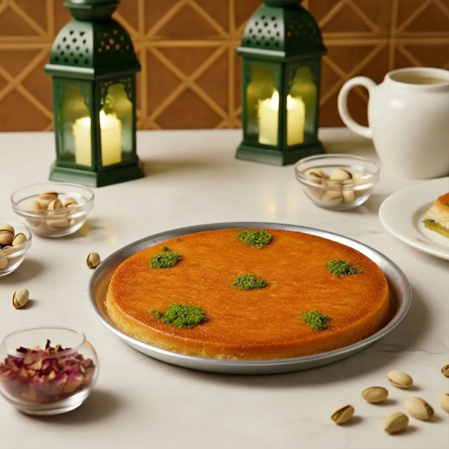 كنافة خشنة شقراء جبنة