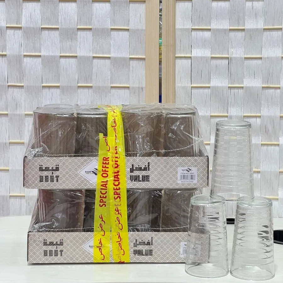قلاصات زجاج 16 حبة 195 ميلي //// عرض خاص