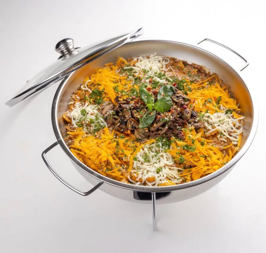 Cheesy Beef Farfalle Pasta Sakan ( Spicy 🌶)