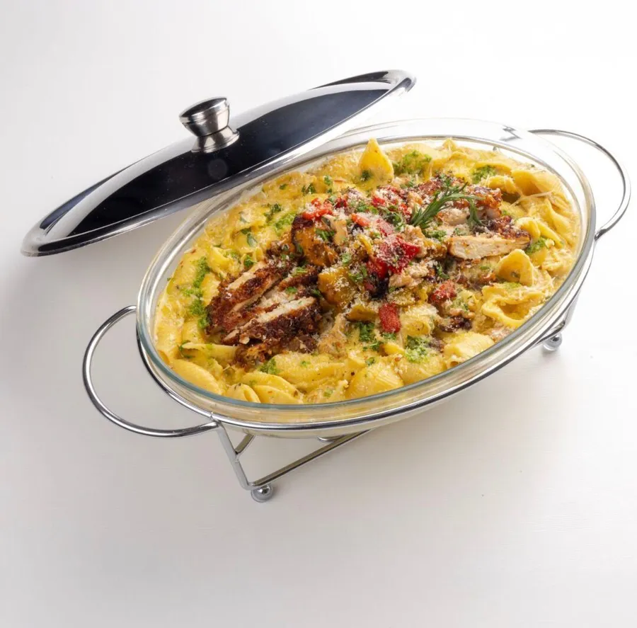 Creamy Pasta Zucca With Chicken Pyrex ( Spicy 🌶)