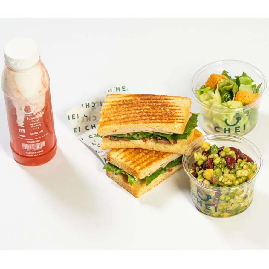 Healthy power lunch combo