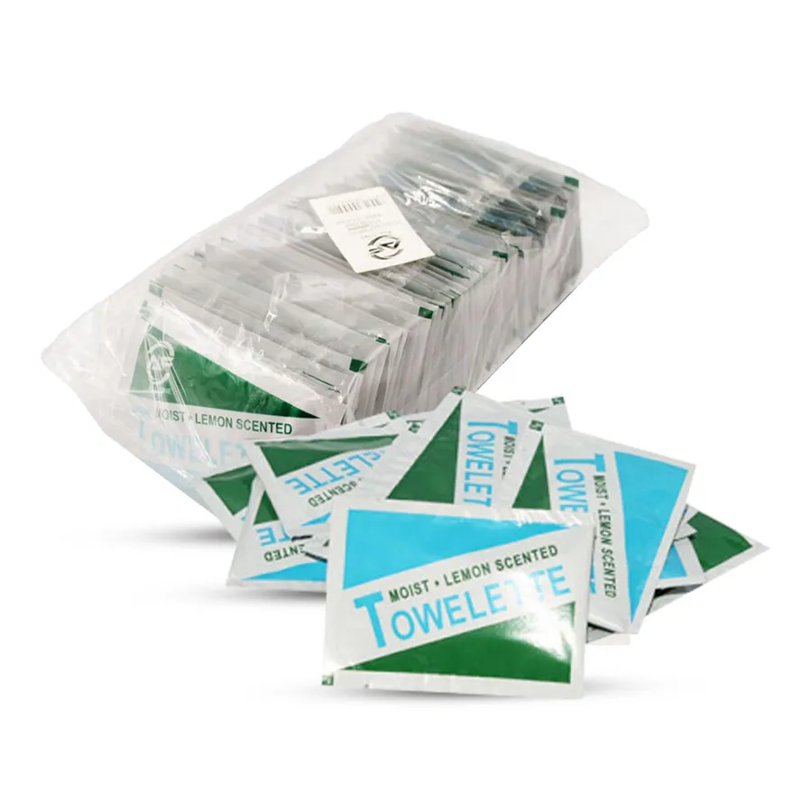 PACKET 50 PCS MOIST WIPES - LEMON SMELL