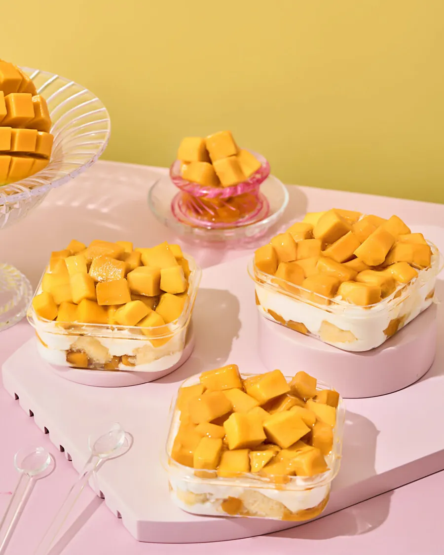 Mango Fresh Cream Tiny Bowl
