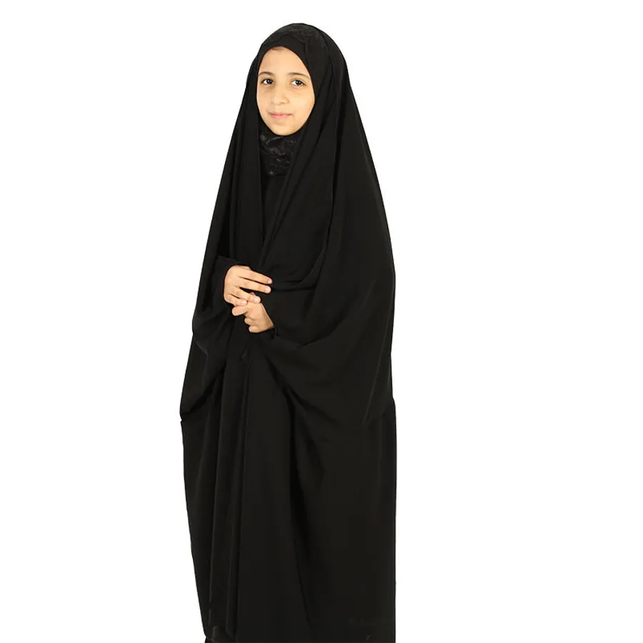 عباية رأس بناتي كريب