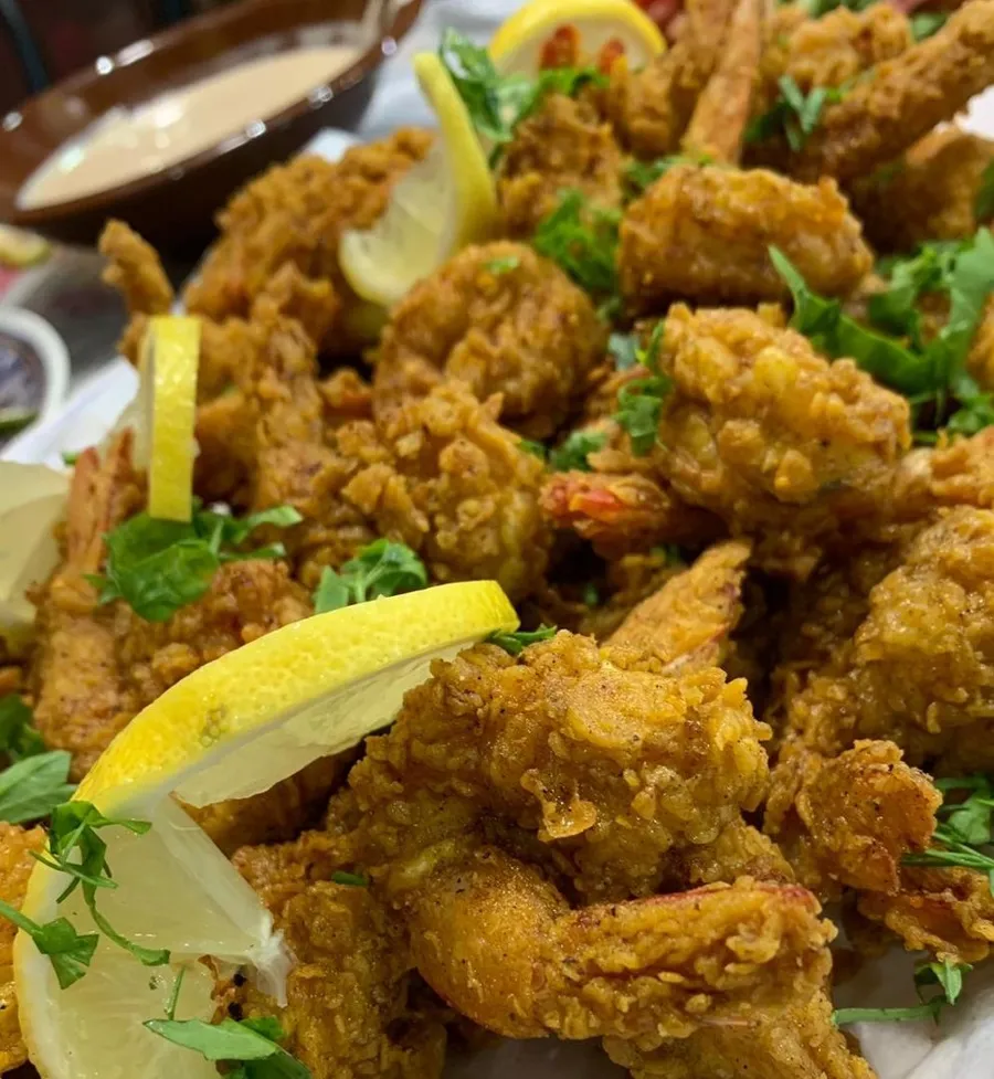 Shrimp Fried With Bread Crumbs