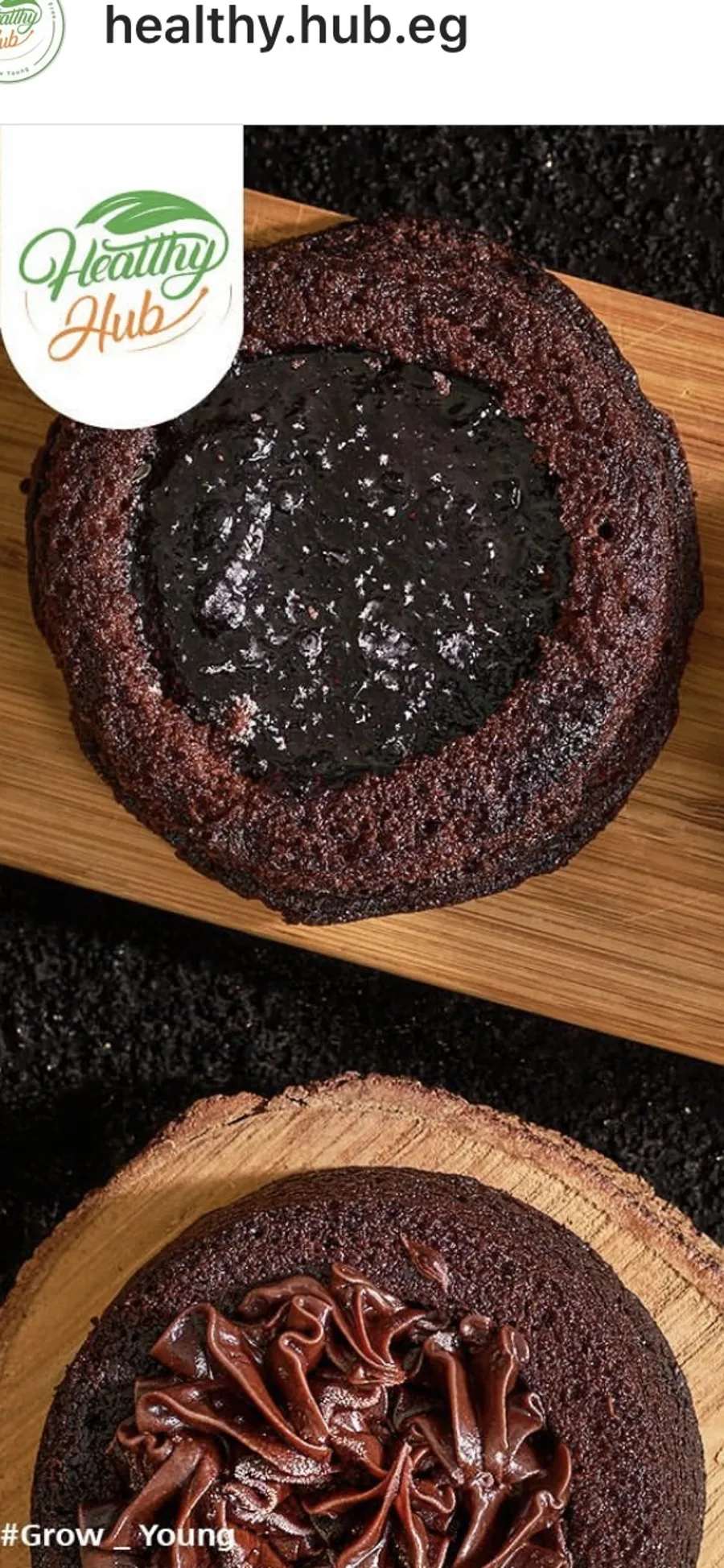 Keto Volcano Cake - Blueberry
