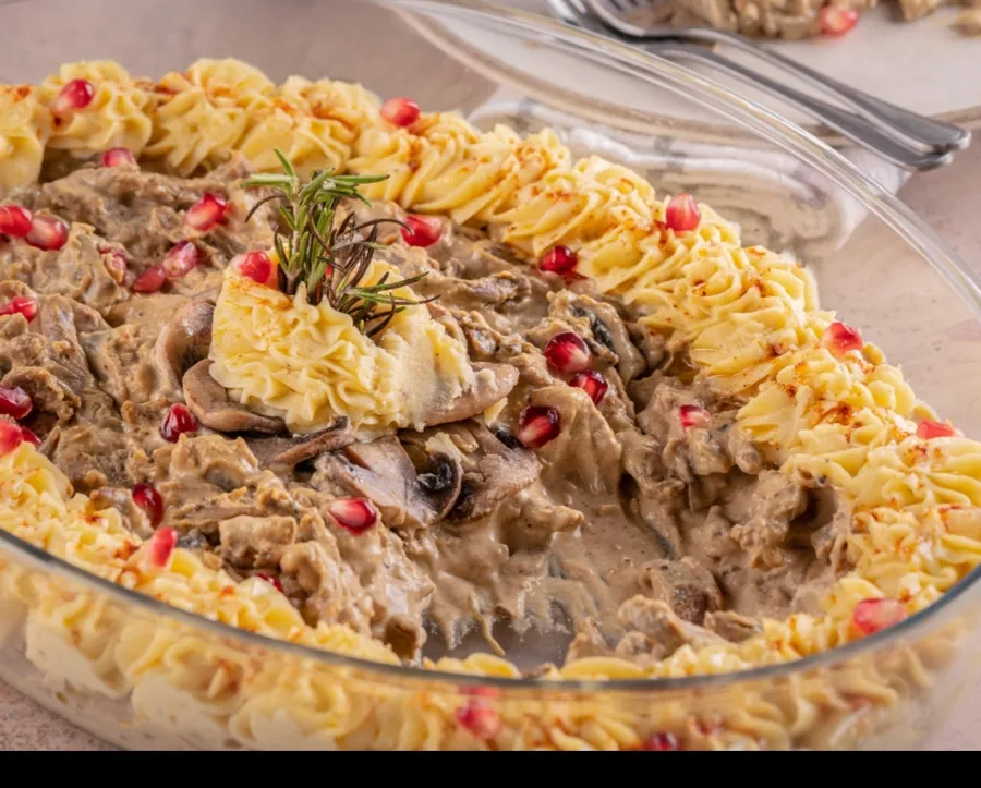 Stroganoff with mashed potatoe