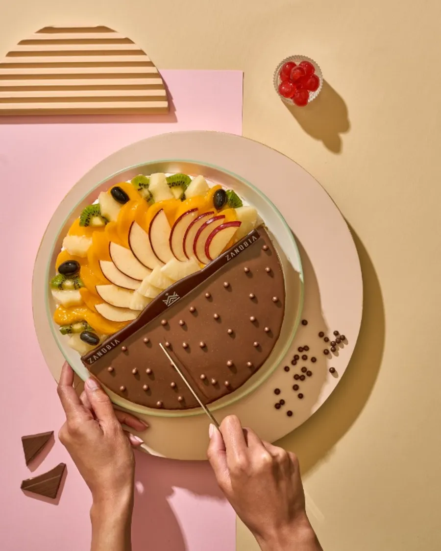 Chocolate & Fruit Cake