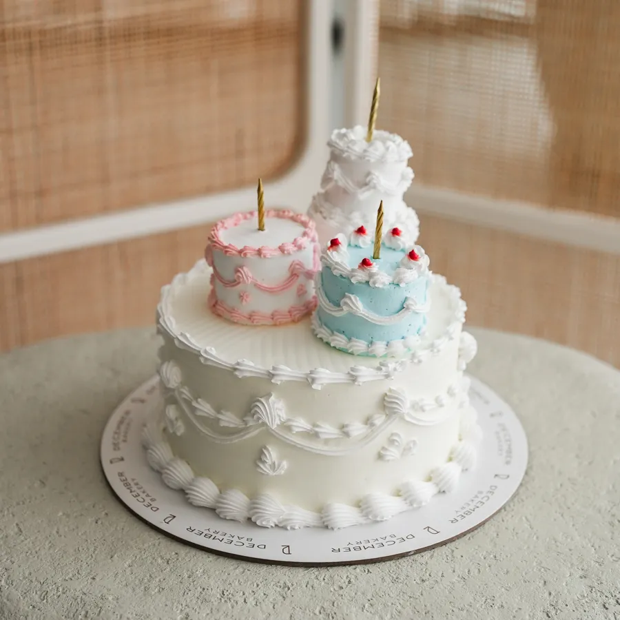 Cakes mini cake cakes colorful cream 8inch