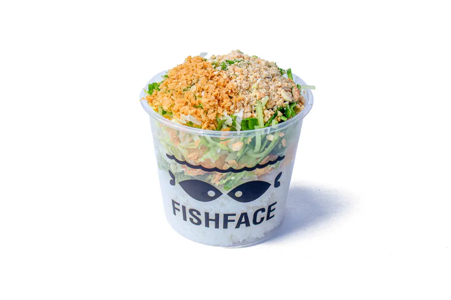 Curry Shrimp Tempura Poke