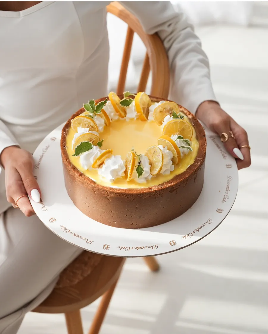 Lemon cheese cake