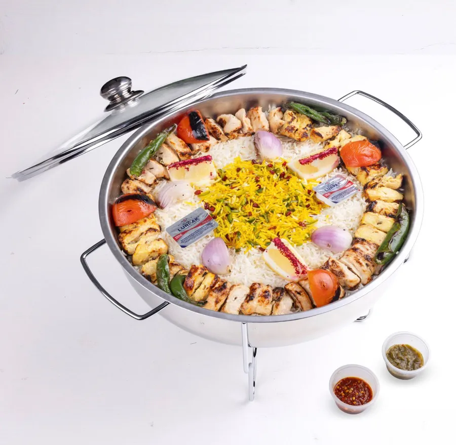 Jojeh Chicken with safron rice