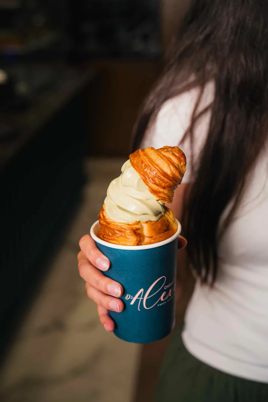 Matcha Ice Cream Cone