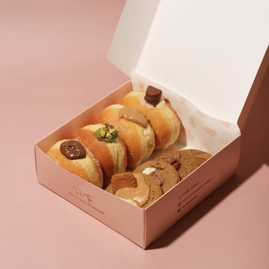 Box of 4 Bombs + 4 Cookies