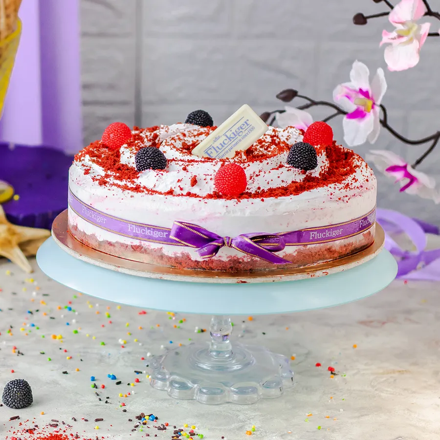Red Velvet Ice Cream Cake