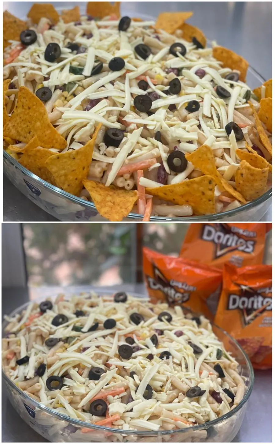 Pasta with doritos Saslad
