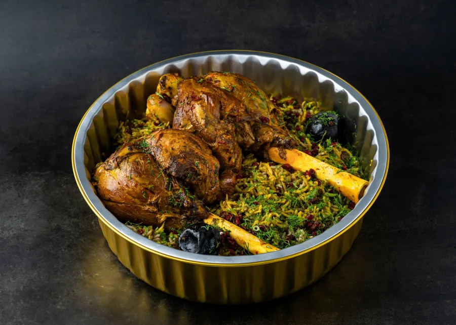 Lamb & dill rice