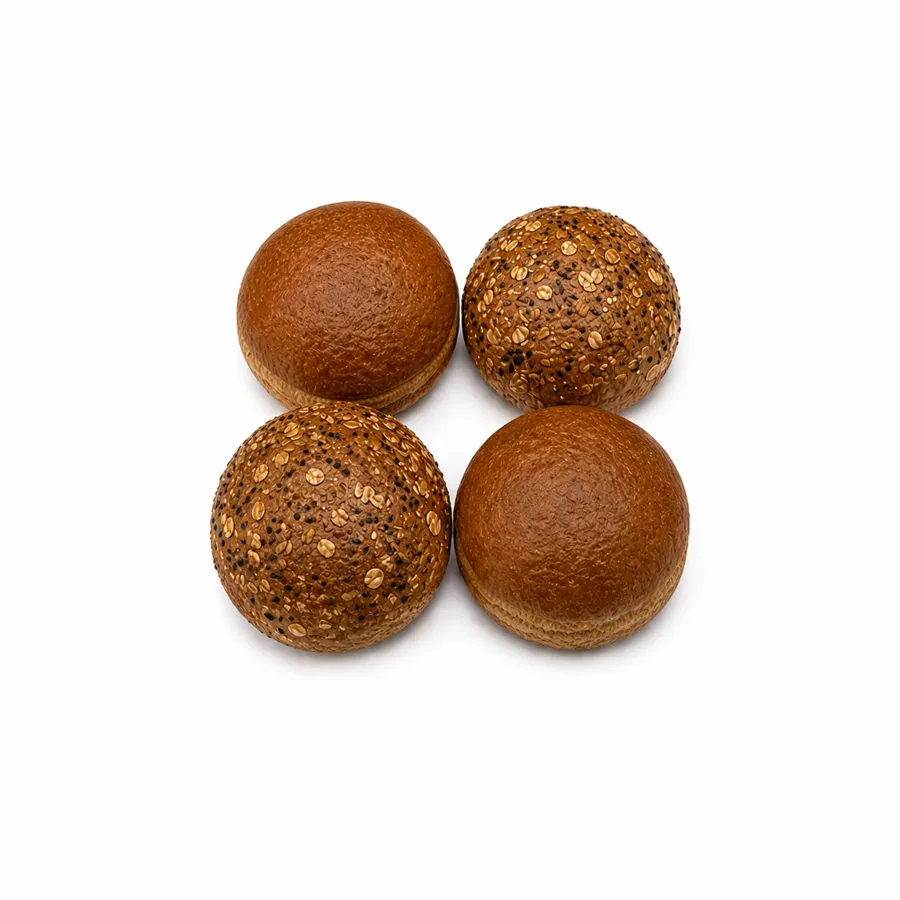 Bread Kaiser Brown Fresh 4 Pieces