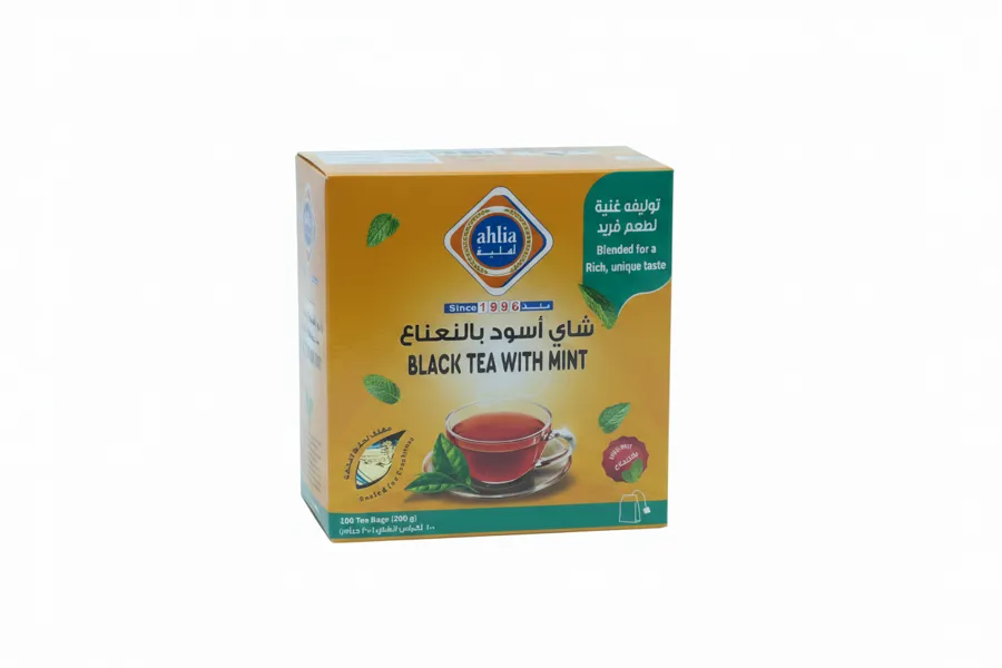 Ahlia Black Tea With Mint 100 Tea Bags