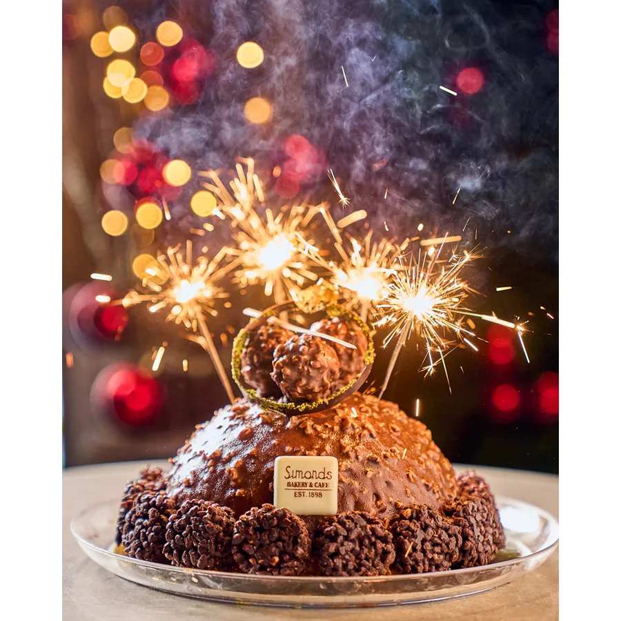 Ferrero Rocher Cake.