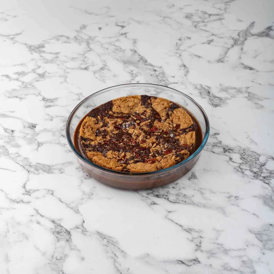 Brookie Pudding Pyrex
