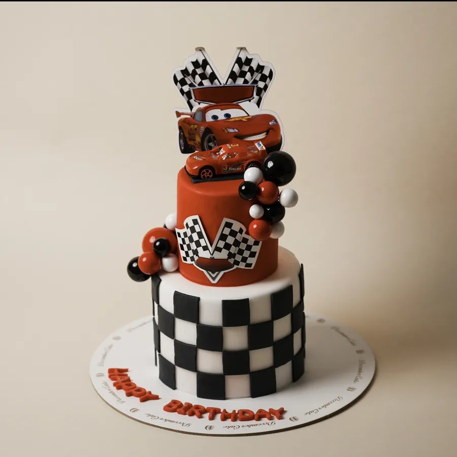 Double red car mix chocolate vanilla 6inch