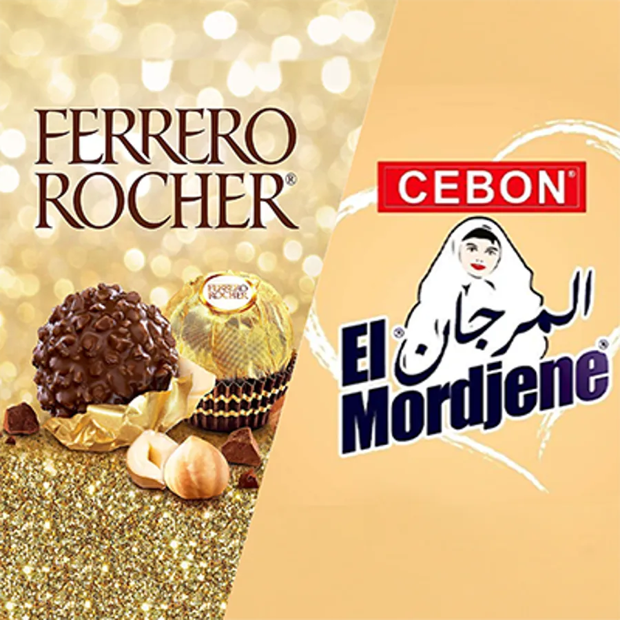 Ferrero Rocher & El Mordjene Hazelnut Cream (Cream Crepe)
