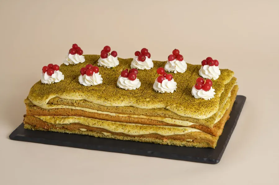 Pistachio Honey Cake