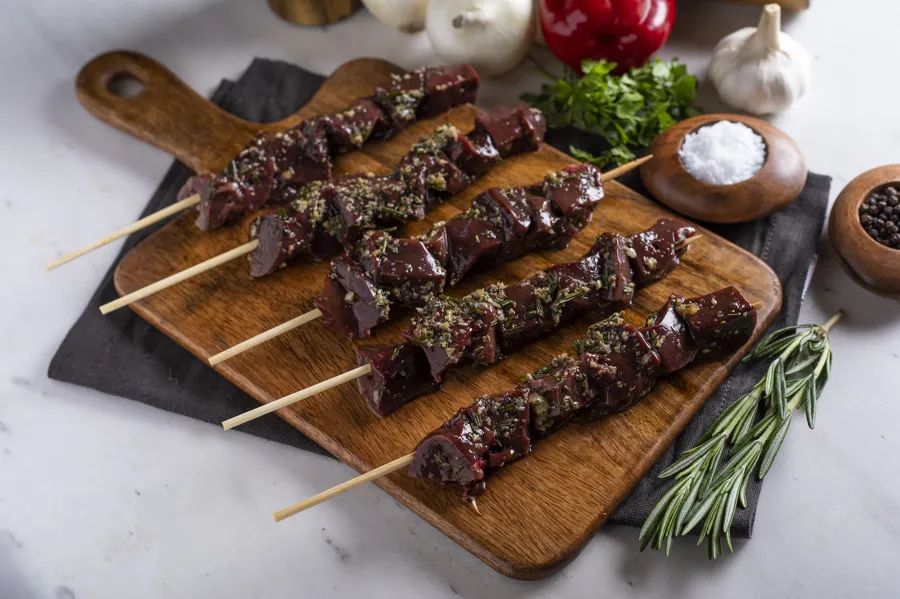 Marinated Lamb Liver