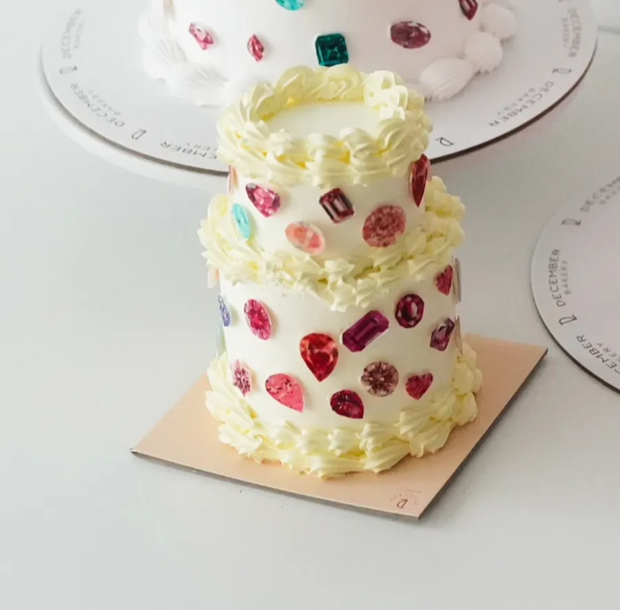Mini double jewelry cake 2inch
