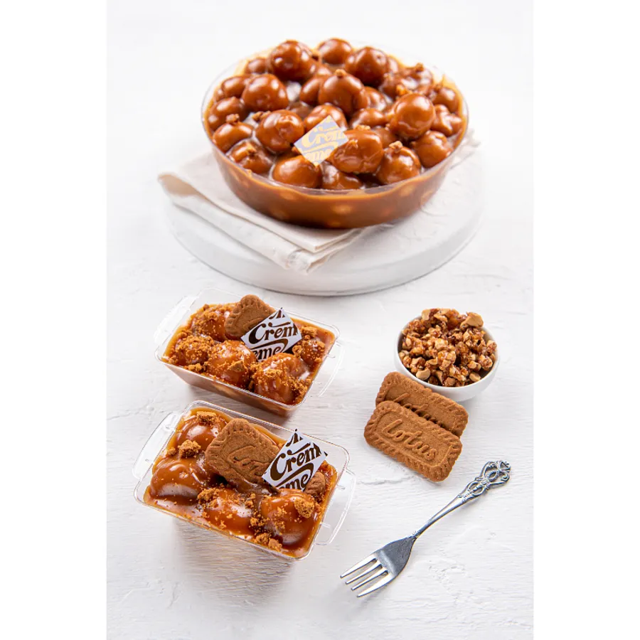 Profiterole Lotus Verrine