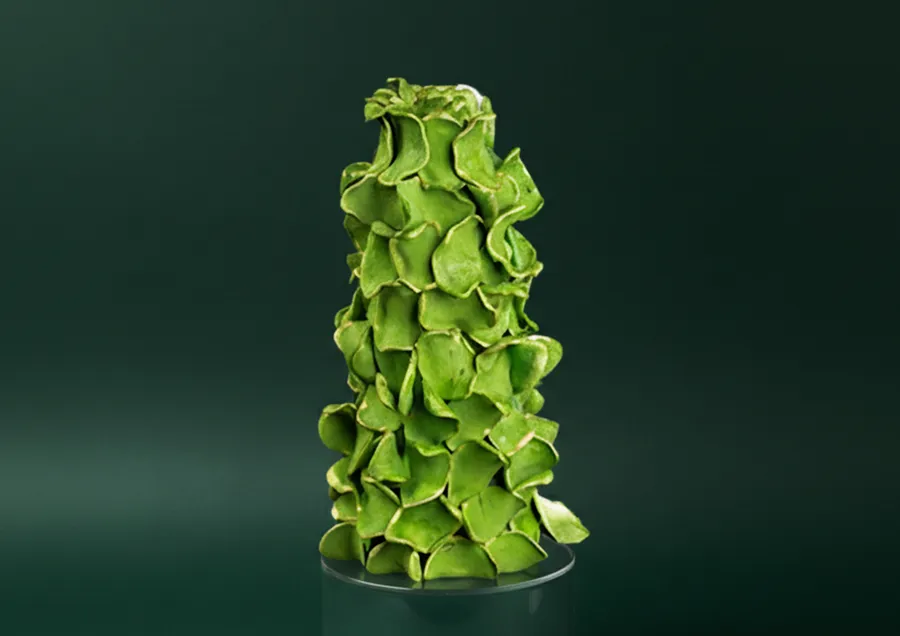 Petal pyramid center piece
