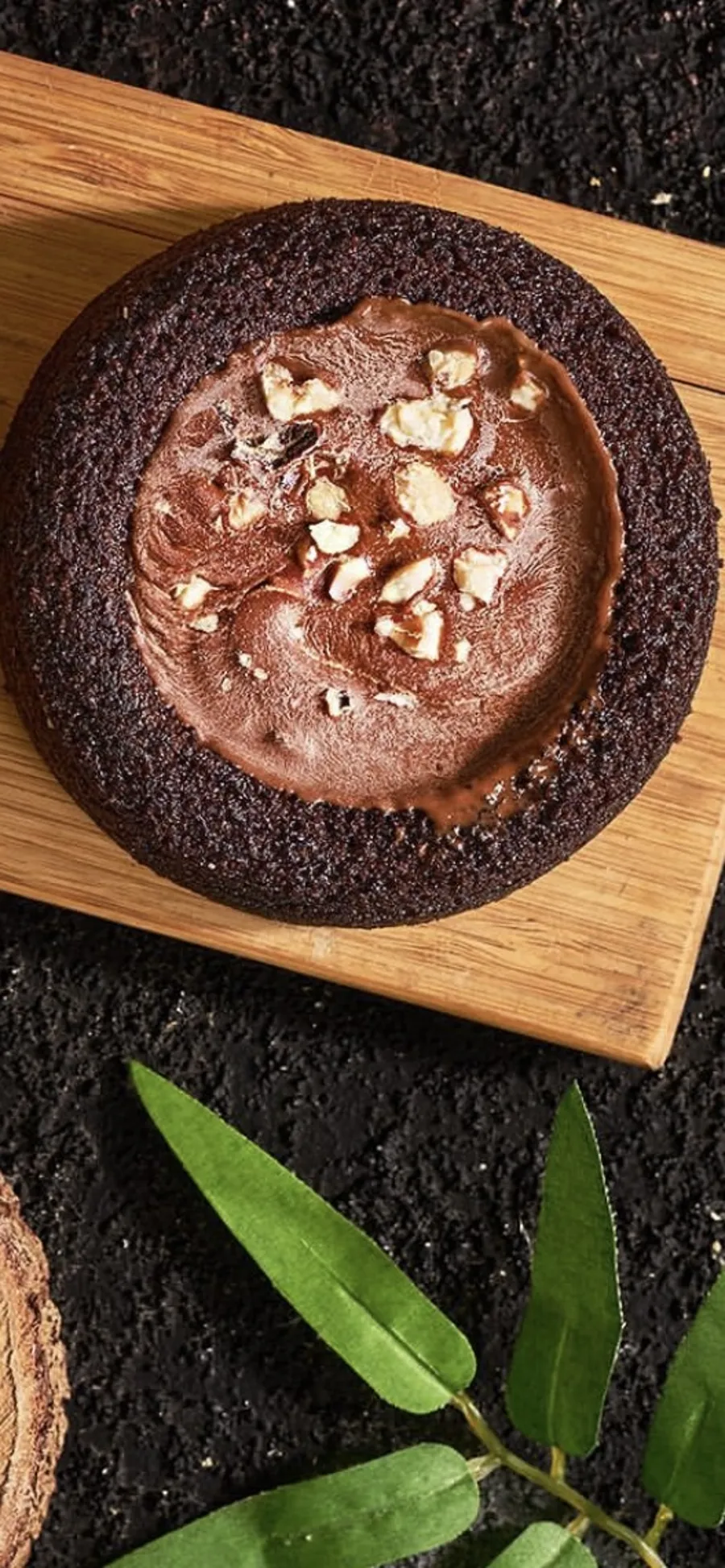 Keto Volcano Cake - Nutella