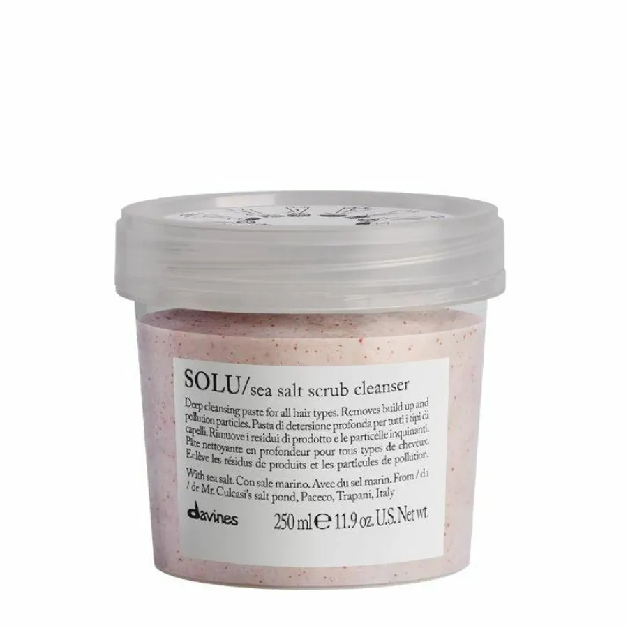 Davines Solu Sea Salt Scrub Cleanser