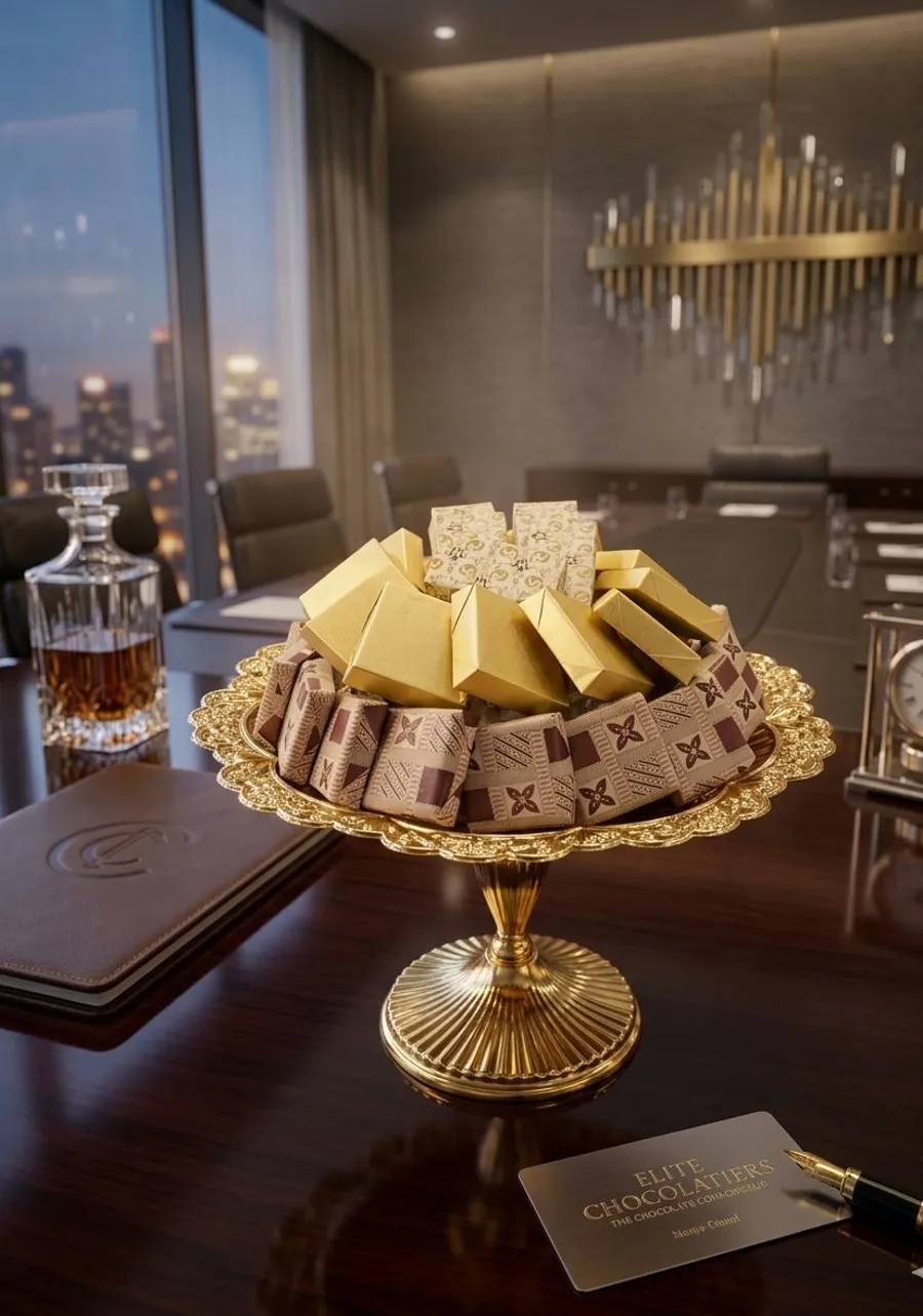 Luxury Belgian Chocolate Vase