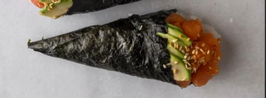 Salmon Skin Temaki