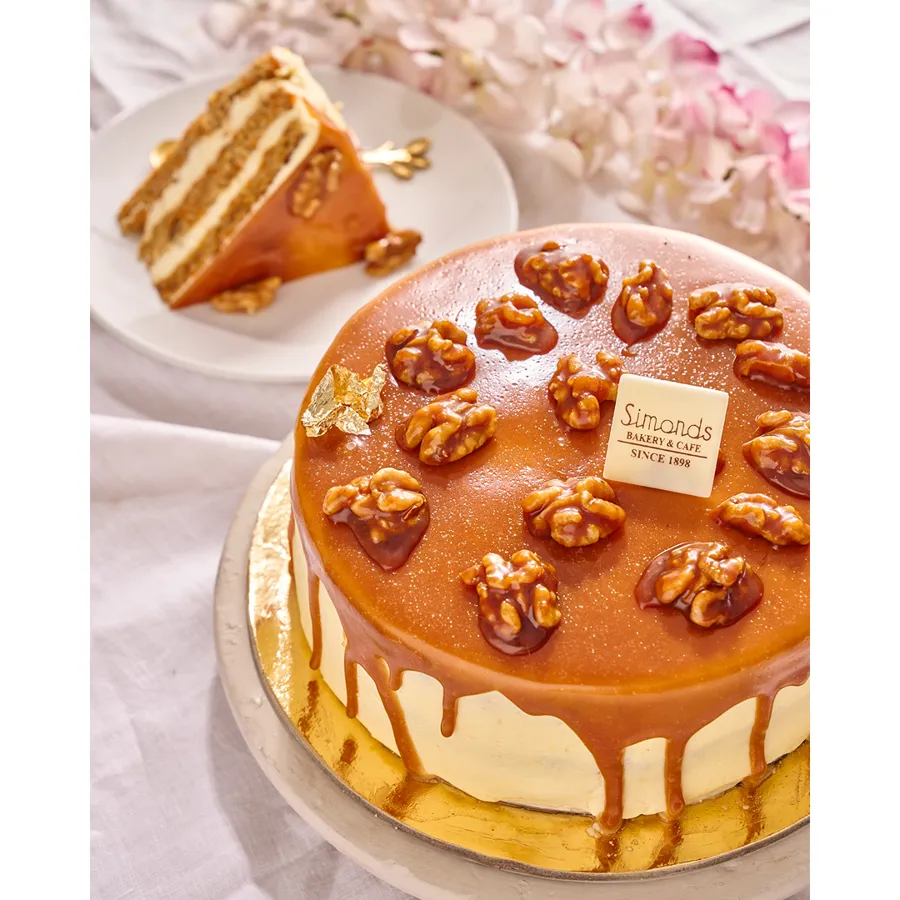 Toffee Nut Carrot Cake.